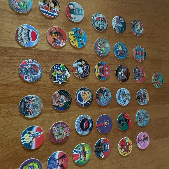 Vintage 37 POGS Big Slam 1995 Pepsi Mountain Dew Sport Collection - Picture 5 of 11